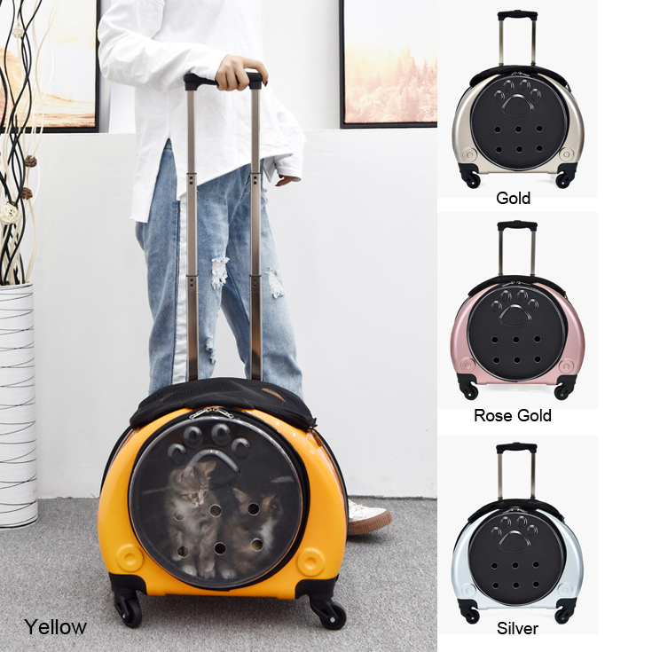 PET Airline Backpack Cat Travel Bag Dog Carry Bag Cat Trolley Pet Travel Bag 