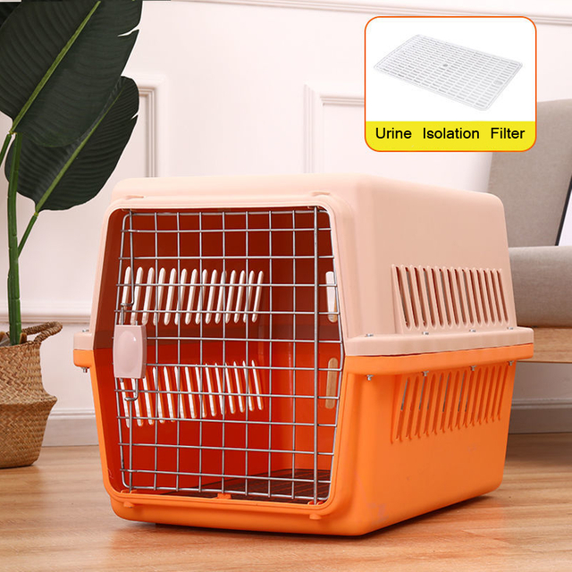Dog Cage Cat Cage PET Cage Plastic Airline PET Carrier Travel Bag House