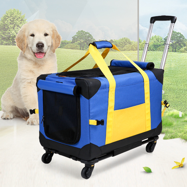 PET Trolley Dog Travel Bag PET Travel Car Bag PET Carry Bag