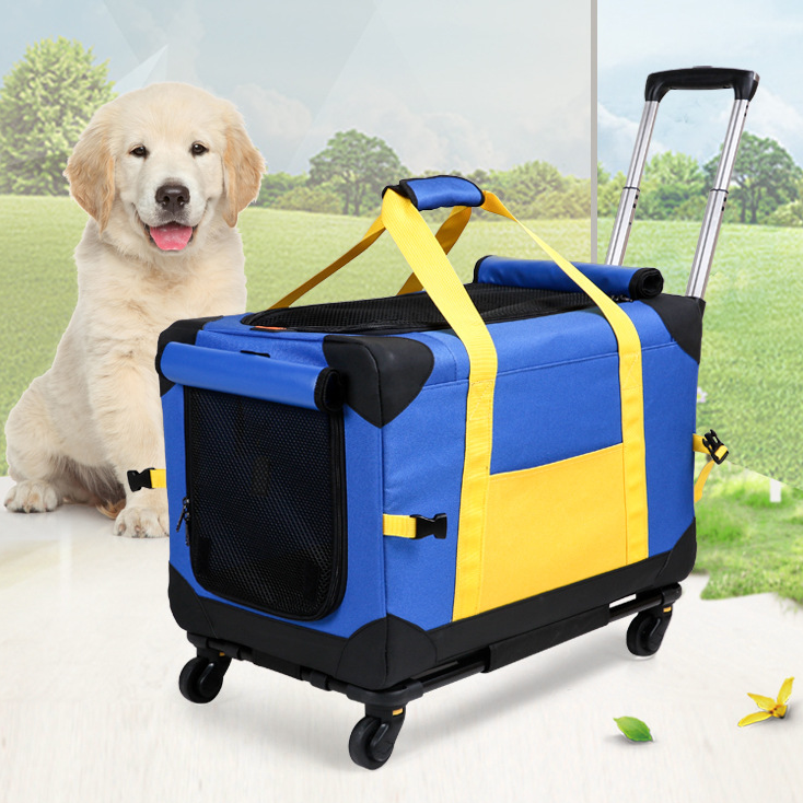 PET Trolley Dog Travel Bag PET Travel Car Bag PET Carry Bag