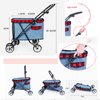 Pet Trolley Foldable Dog Carrier